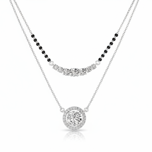 Nyra 925 Silver Mangalsutra