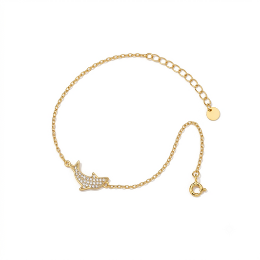Marina Spark Charm Silver Bracelet For Women 