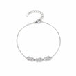 Midnight Dewdrop Silver Bracelet For Women 