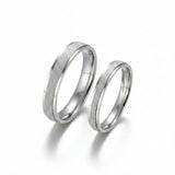 Nebula Silver Couple Ring 