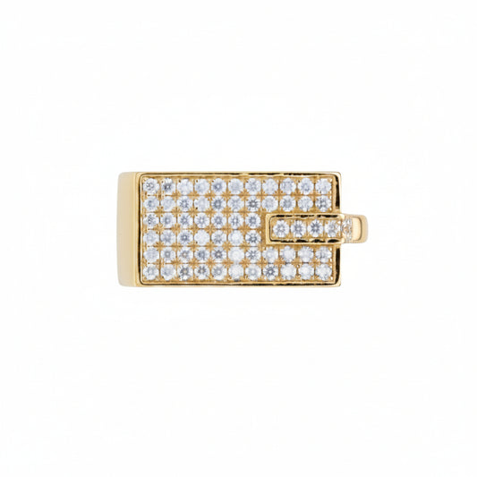 Noir Luxe Silver Ring for Men 