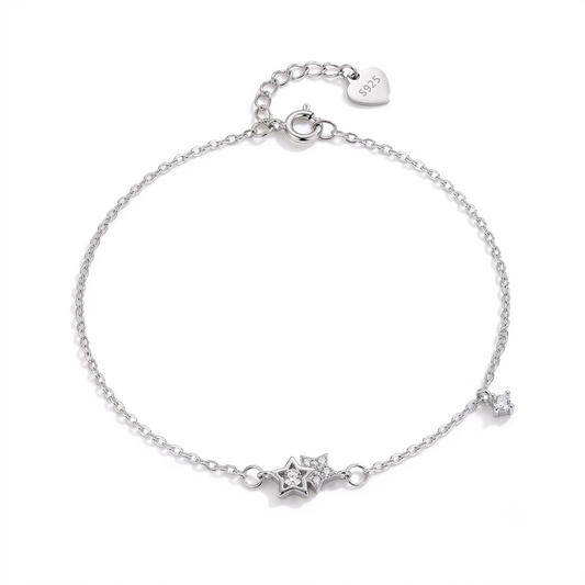Nova Star Silver Anklet for women 