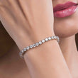 Silver Tennis Bracelet For Women