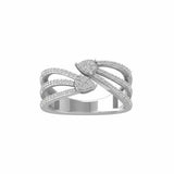 Real pure silver ring for girls