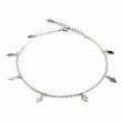 Rhombus Silver Anklet for women 