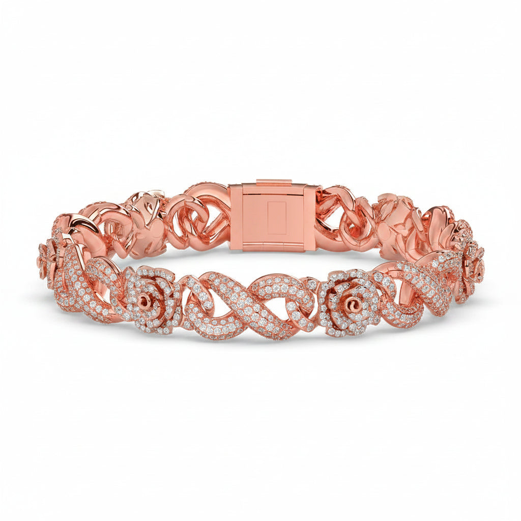 Rosetta Men's Silver Bracelet016