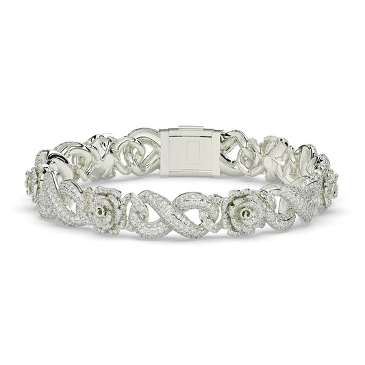 Rosetta Men's Silver Bracelet