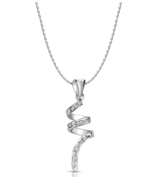 Celebration Spark Silver Necklace For Women