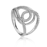 Luxaore Latest Design Pure 92.5 Sterling Silver Ring for Women for Special Events, Parties, Weddings, Casual, Office Wear, Birthdays Gift, Anniversaries Gift, Valentine's Day Gift for Girl friend