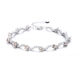 Solstice Wave Silver Bracelet For Women