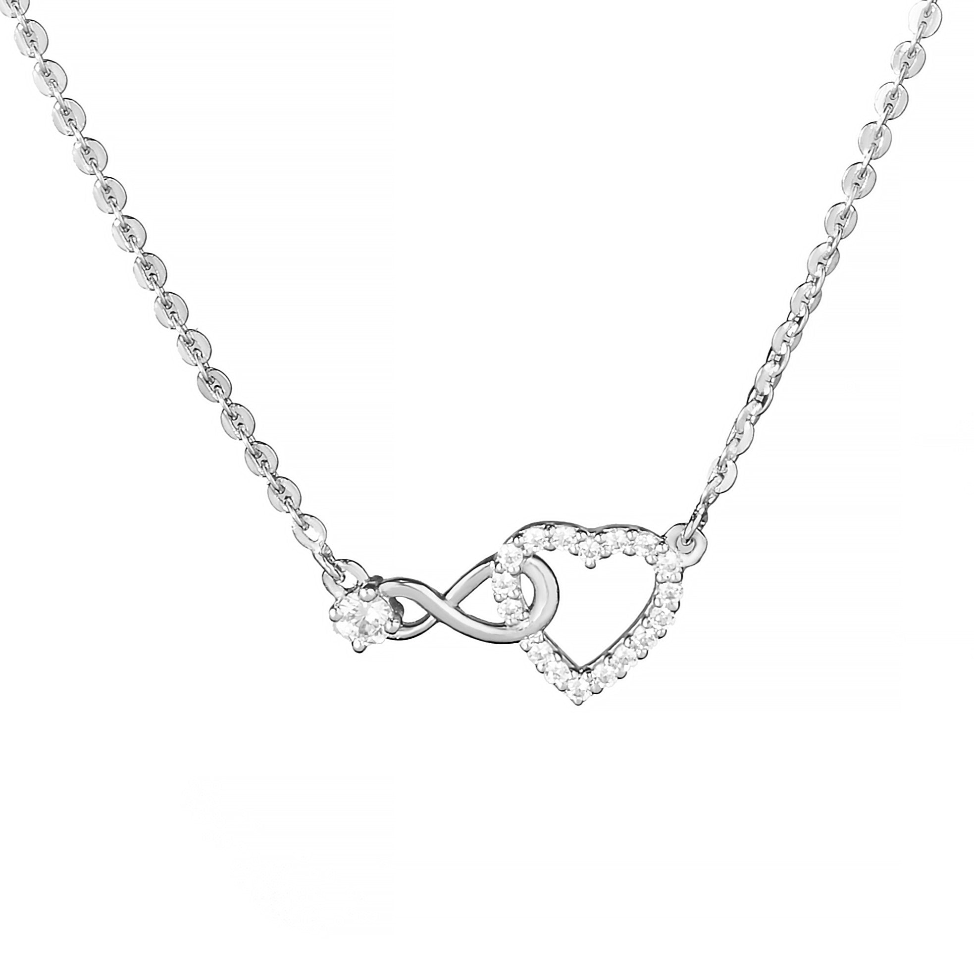 Sophisticated pendant necklace for women with classic silver charm