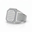 Sovereign Ice Silver Ring for Men 