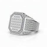 Sovereign Ice Silver Ring for Men 