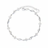 Stella Sparkle Wave Silver Bracelet For Women 