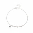 Sweetheart Solitaire Silver Bracelet For Women 