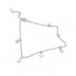 The Galaxy Silver Anklet for women 
