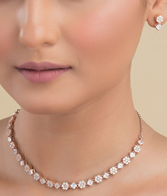 Timeless sterling silver jewellery set for women, highlighting delicate craftsmanship and intricate details