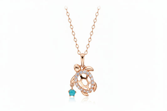 Turtle Charm 925 Silver Pendant