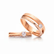 Twisted Rope Infinity Silver Couple Ring 