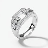 Valence Signet Silver Ring for Men 
