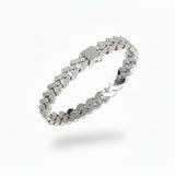 Vanguard Geometric Men's Silver Bracelet