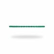 Vivid Luxe Green Men's Silver Bracelet