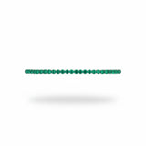 Vivid Luxe Green Men's Silver Bracelet