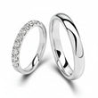 Vivion Silver Couple Ring