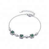 Whimsical Pinwheel Silver Bracelet For Women 