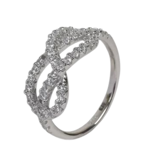 Infinite Zirconia Diamond Silver Ring