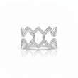 Zyra Zigzag Silver Ring for Women