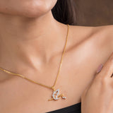 buy Luxaore sterling pendant neck chain for female
