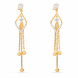 buy gold stud drop earrings for women