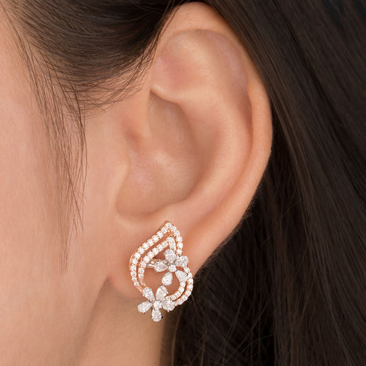 Moonfall 92.5 Sterling Silver Earring for Women