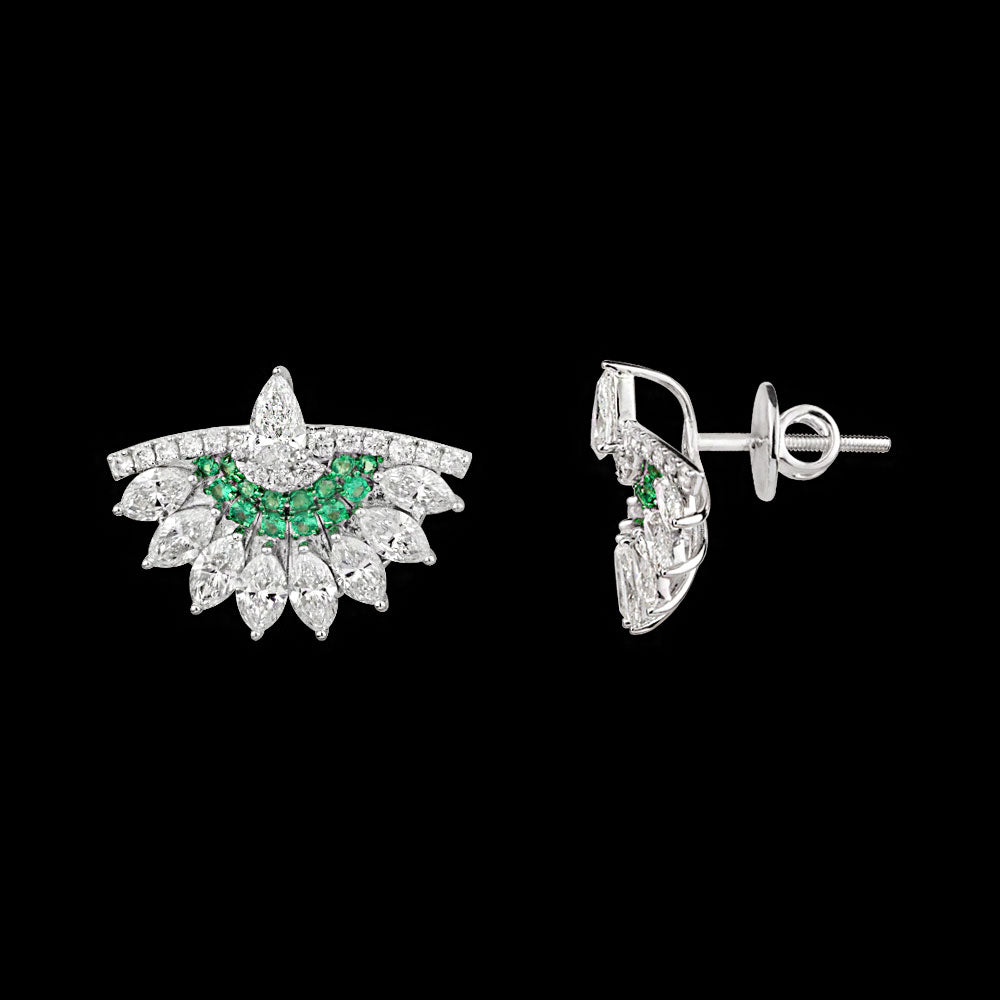 Ivy Cascade 92.5 Sterling Silver Earring for Women