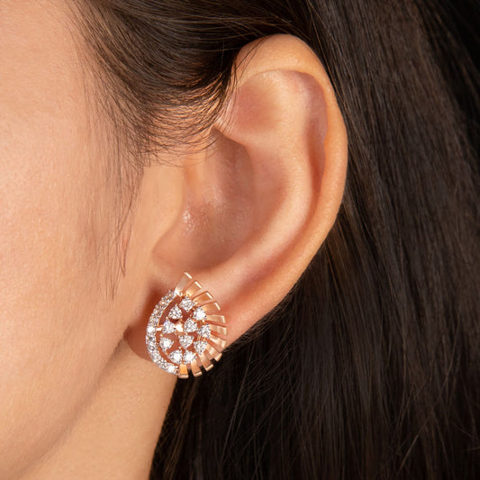 Orbit 92.5 Sterling Silver Earring for Women