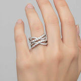 ladies ring design silver