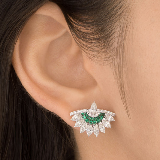 Ivy Cascade 92.5 Sterling Silver Earring for Women