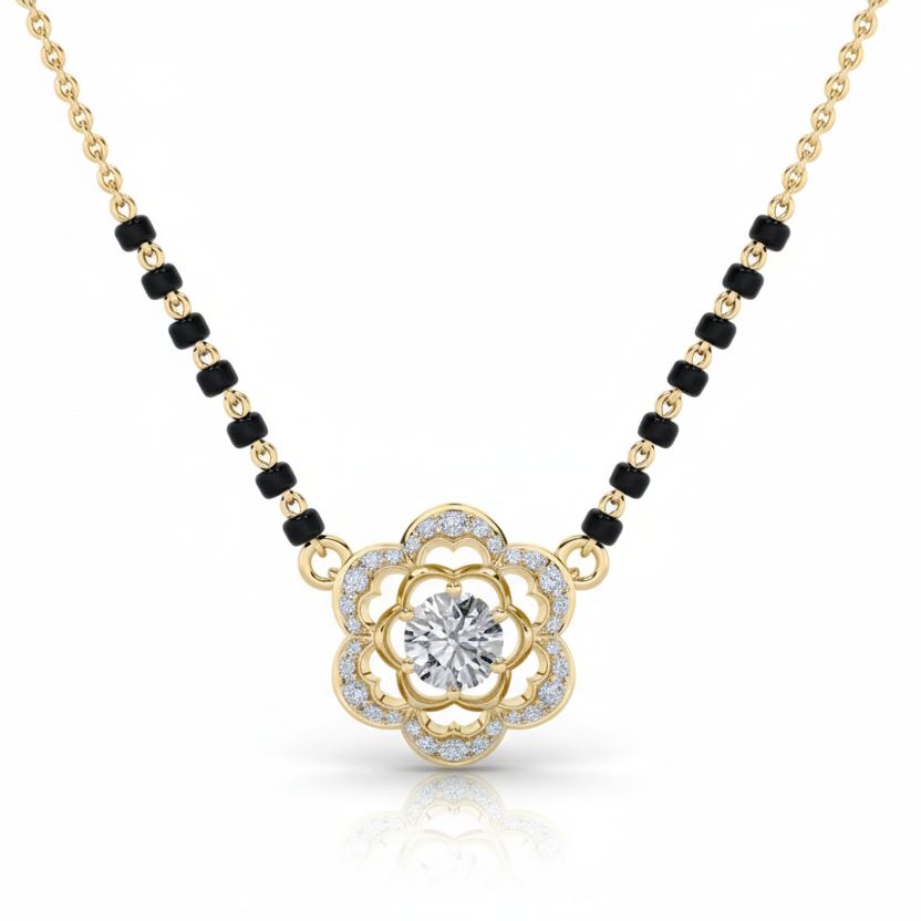 Aashvi 925 Silver Mangalsutra