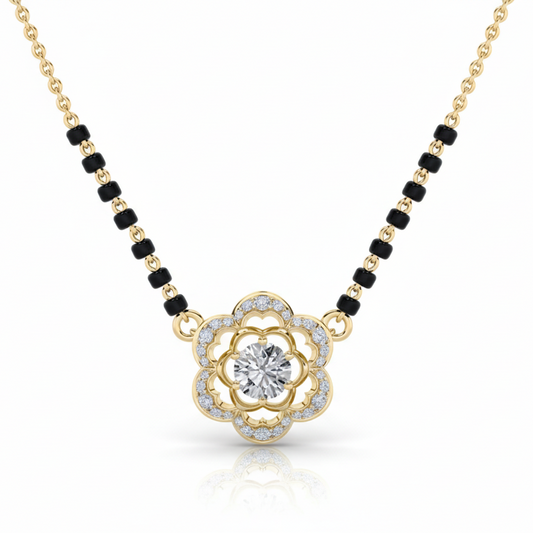 Aashvi 925 Silver Mangalsutra