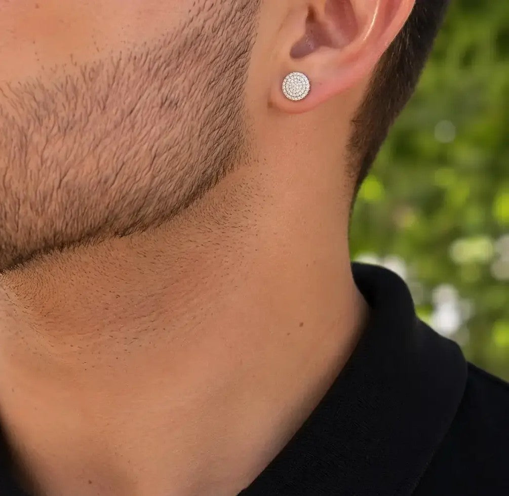 Edge 925 Silver Studs for Men