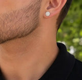 Edge 925 Silver Studs for Men