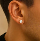 Shadow 925 Silver Studs for Men