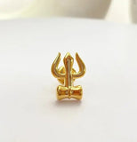 Mahadev Trishul  925 Silver Studs for Men
