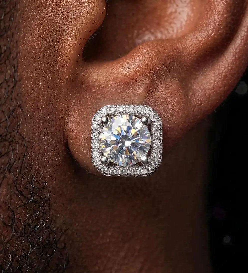 Crown 925 Silver Studs for Men