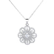 Circular Sterling Silver Necklace for Women