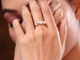 Serene Solitaire Silver Ring For Women