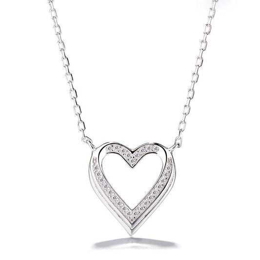 Hearts Sterling Silver Necklace for Women