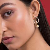 Purely Pearl Silver Earring For Women