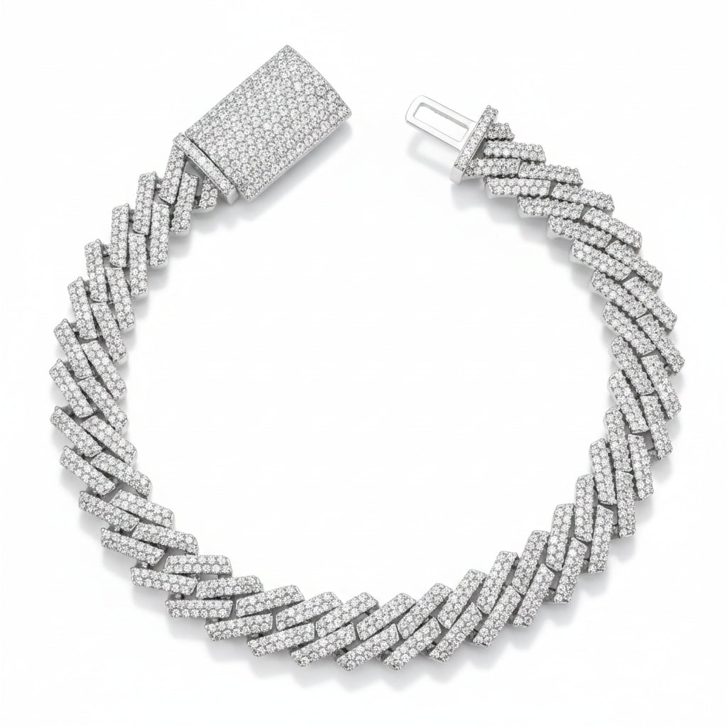 silver ice bracelet